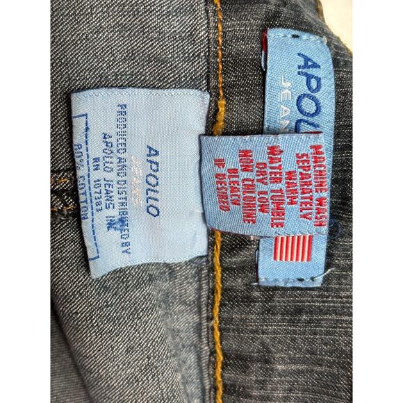 Apollo Jeans Denim Skirt Womens 3XL Blue Stretch Pencil Back Vent Knee Length - Picture 3 of 8